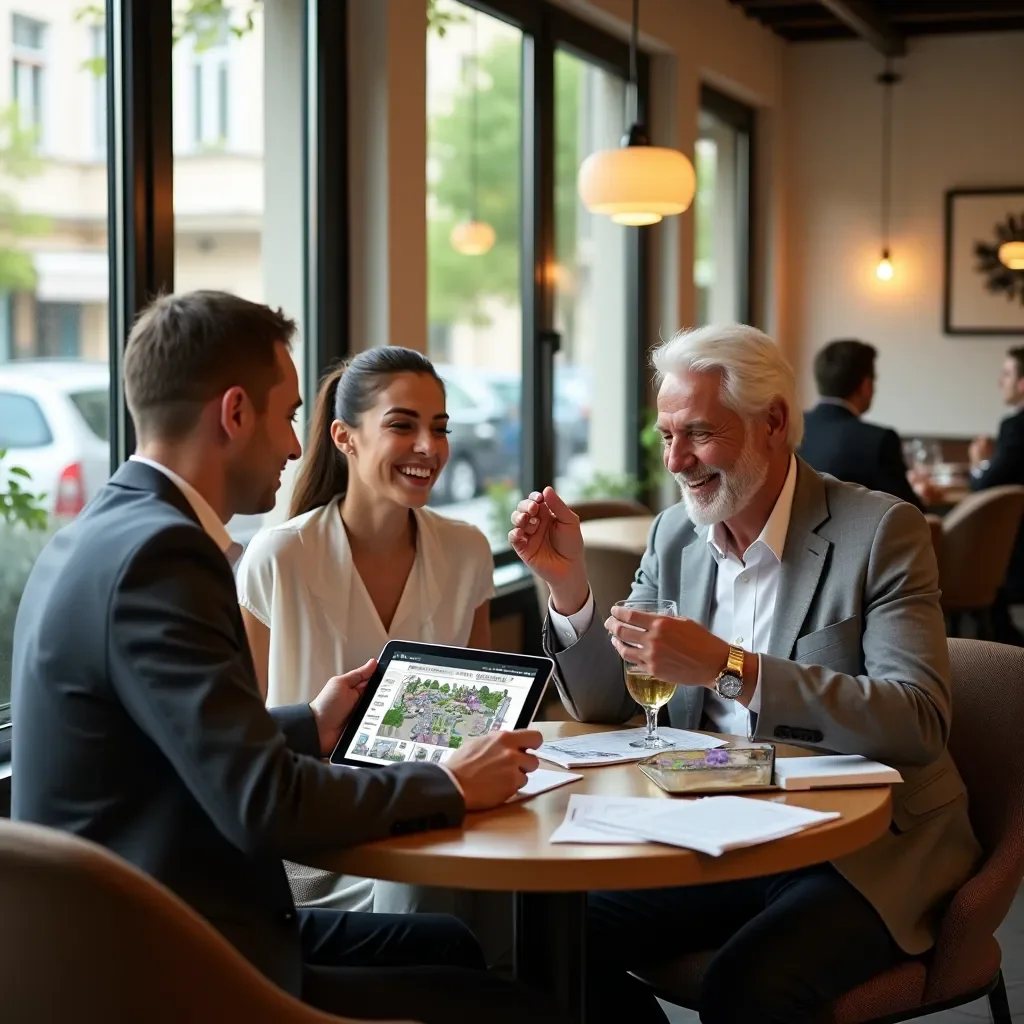 Creative team at work